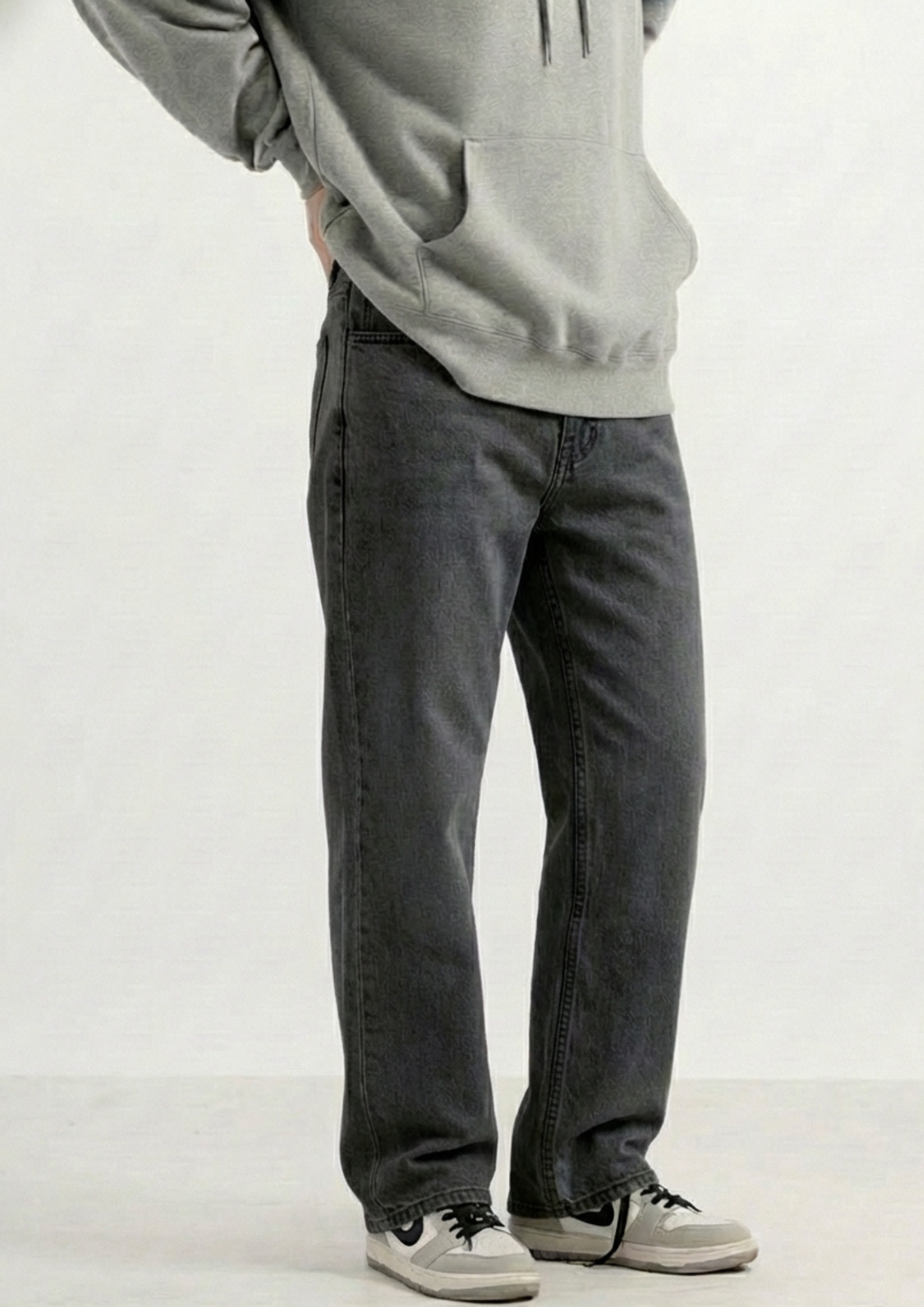 Men's Regular Fit Pack Of 2 - Jeans (Dark gray & Gray)