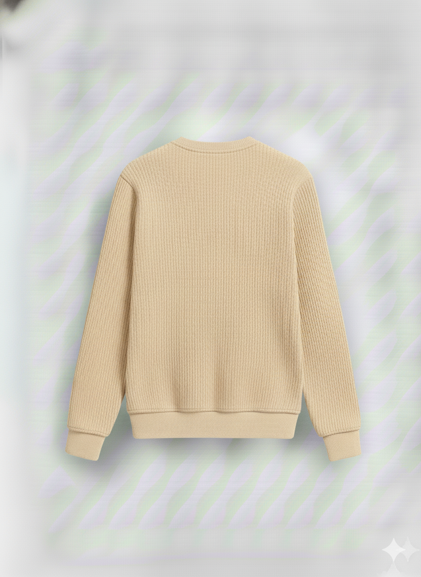 2 Pieces Waffle Knit Henley Pack (Maroon & Cream)