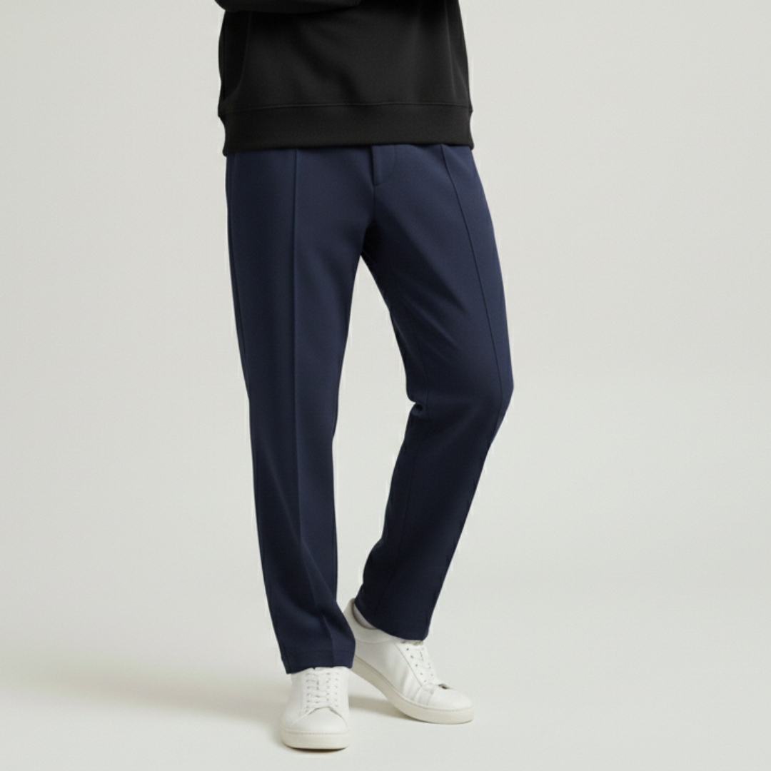 Obsidian Pleated Trousers