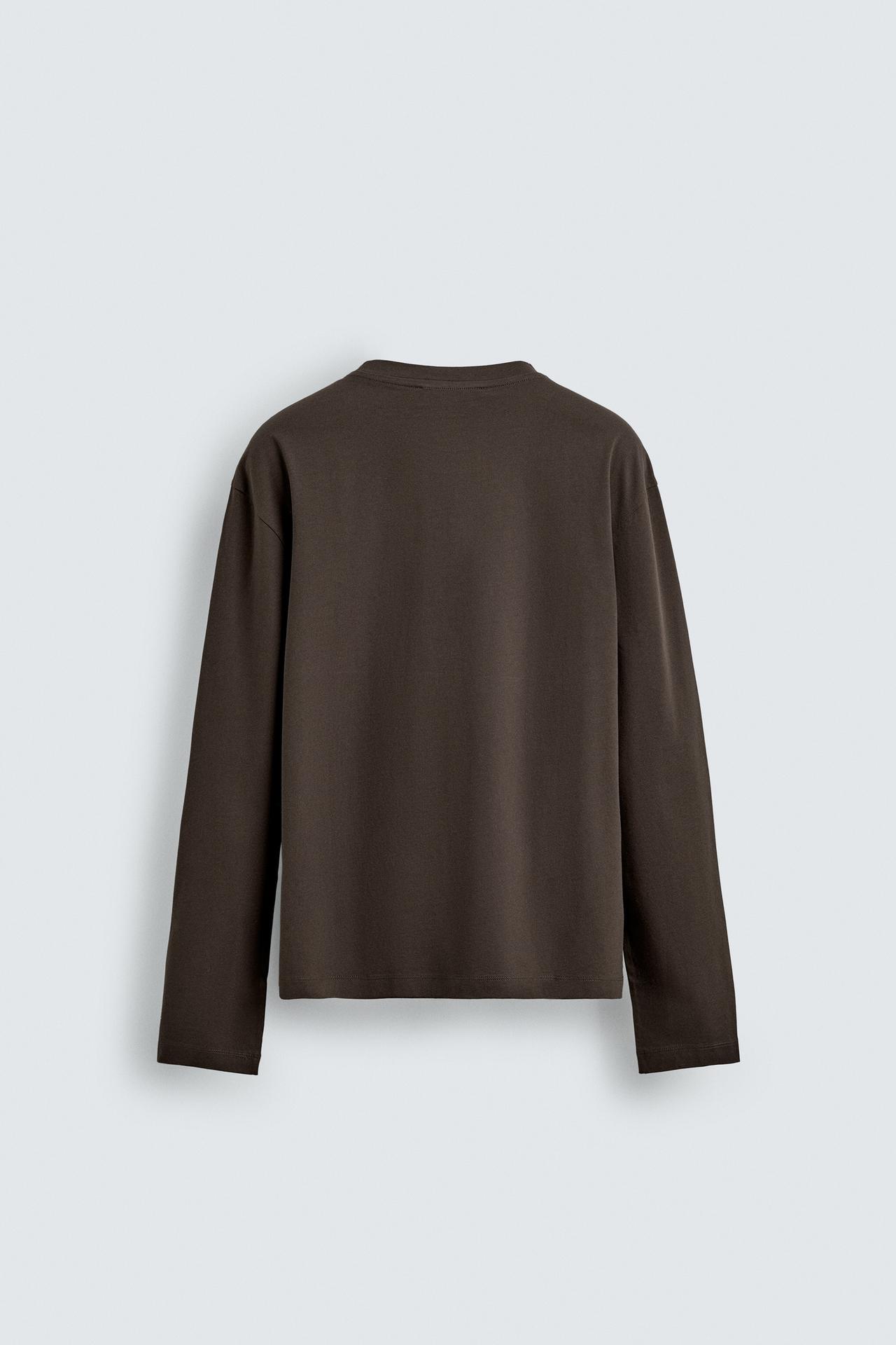 2 Pieces Full Sleeves T-Shirt ( BLACK & BROWN )