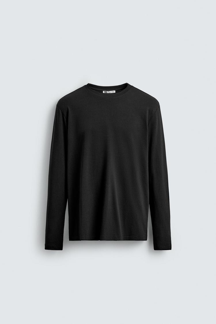 2 Pieces Full Sleeves T-Shirt ( BLACK & BOTTLE GREEN )