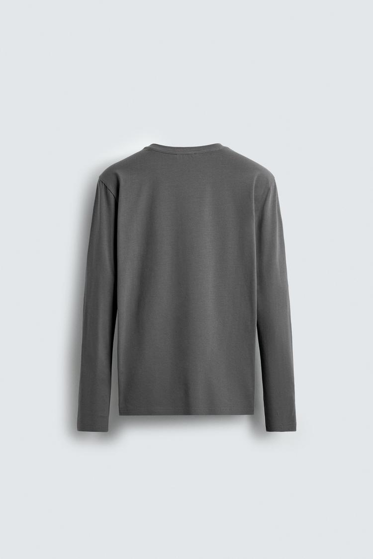 2 Pieces Full Sleeves T-Shirt ( BROWN & DARK GRAY )