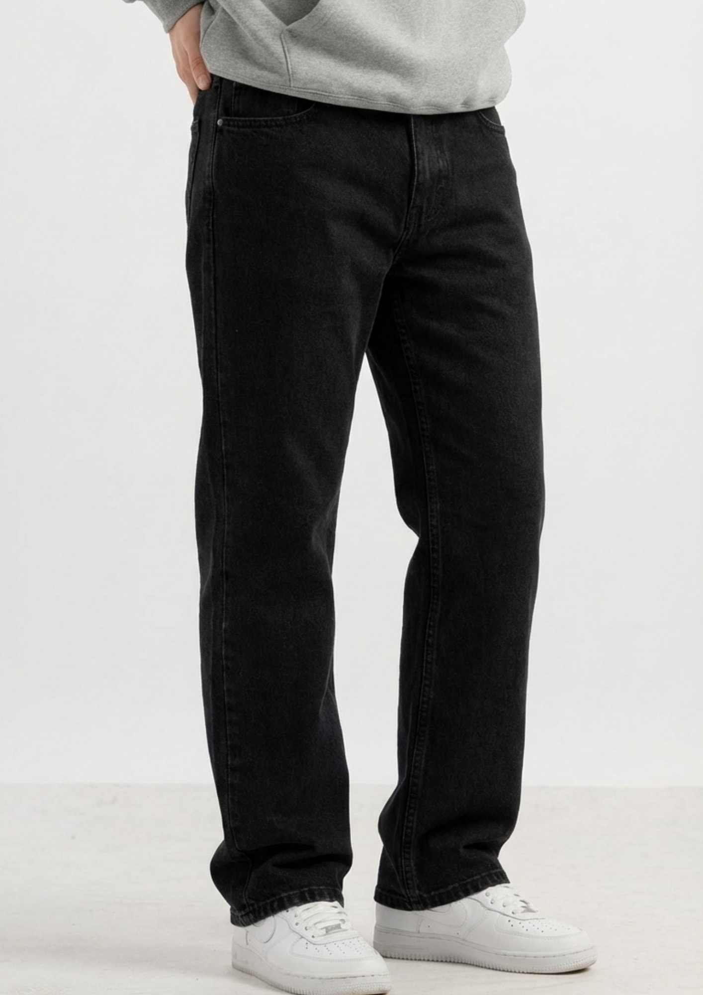 Men's Regular Fit ( BLACK ) Jean
