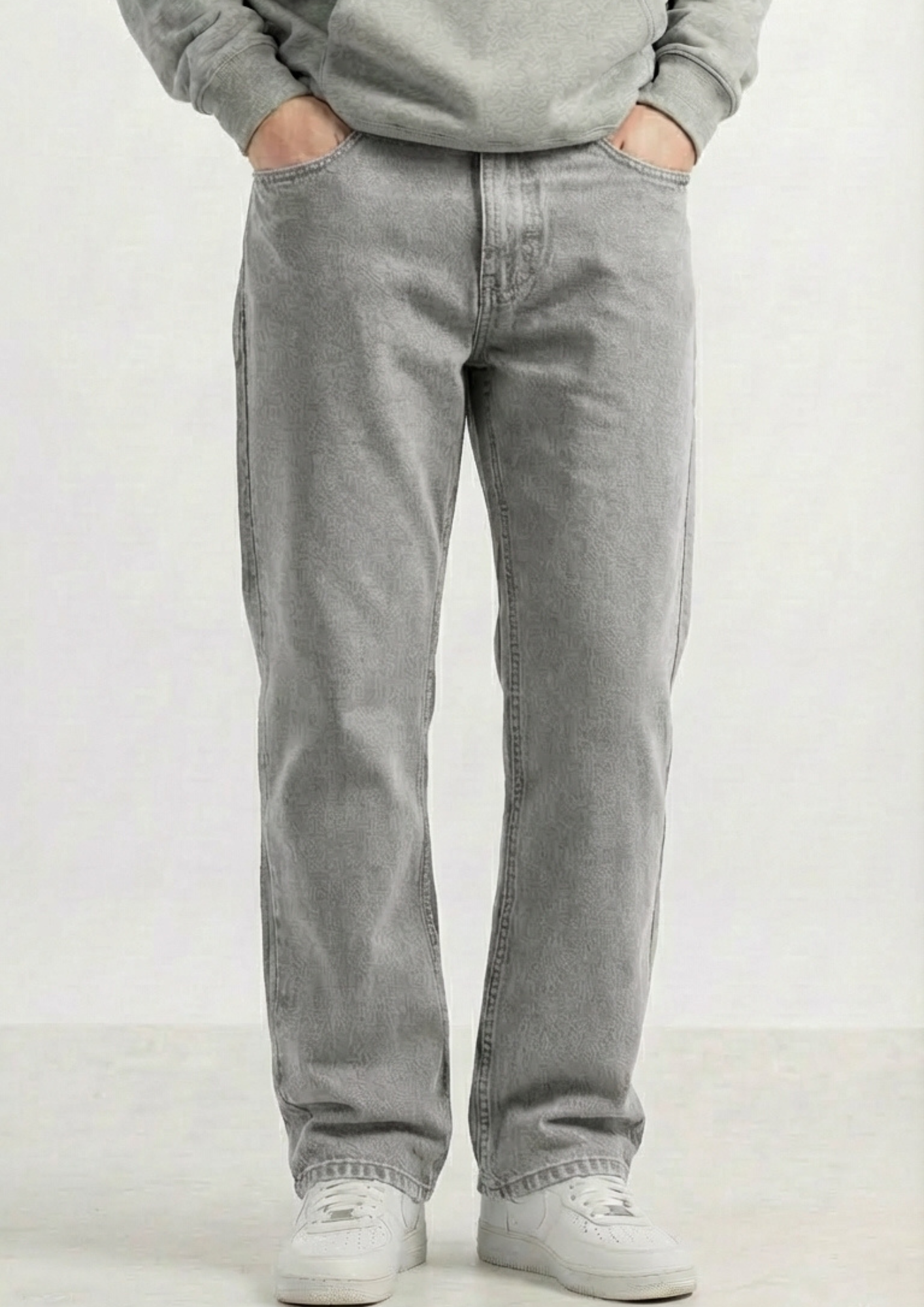 Men's Regular Fit Pack Of 2 - Light Gray Jeans