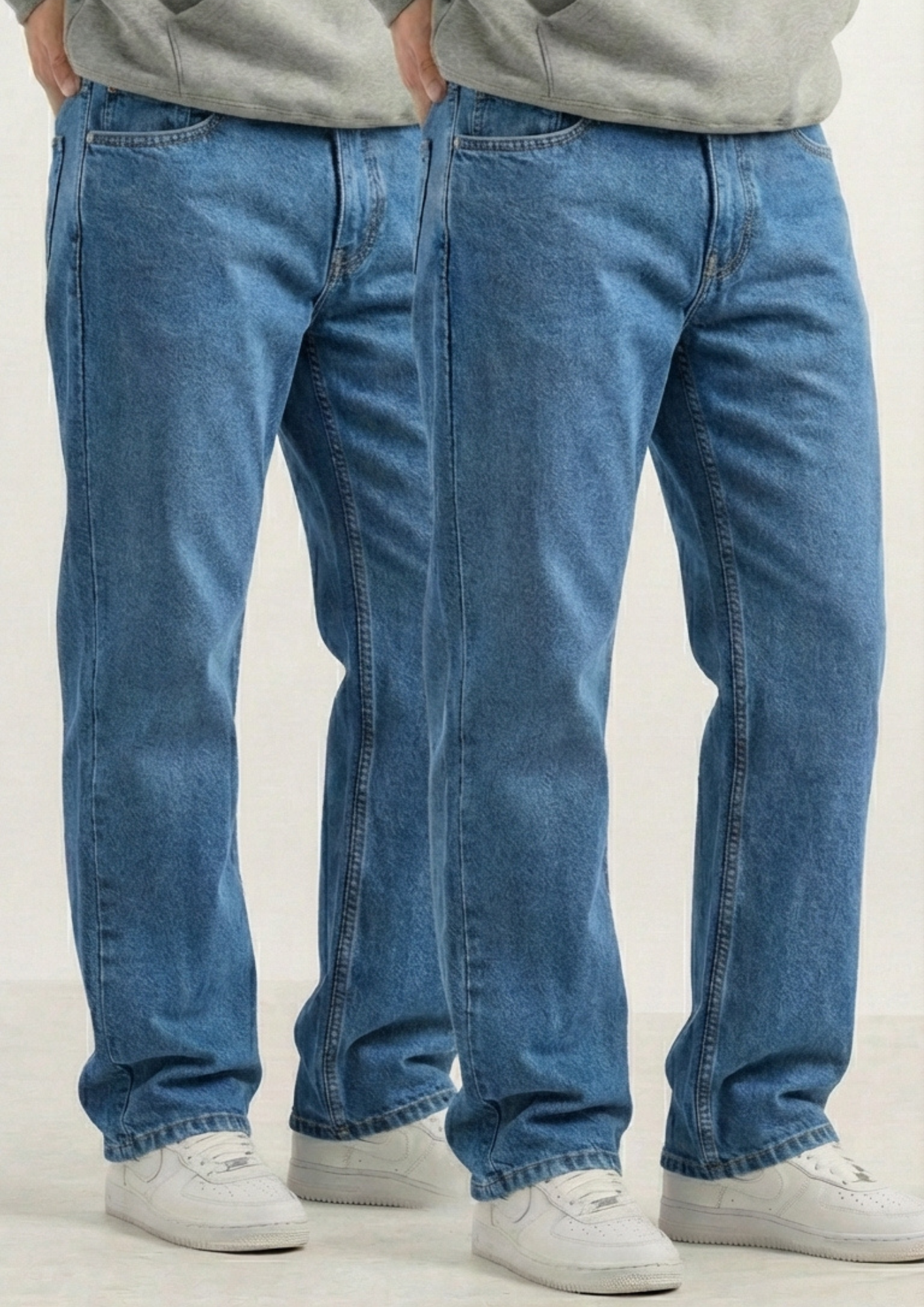 Men's Regular Fit Pack Of 2 - Blue Jeans