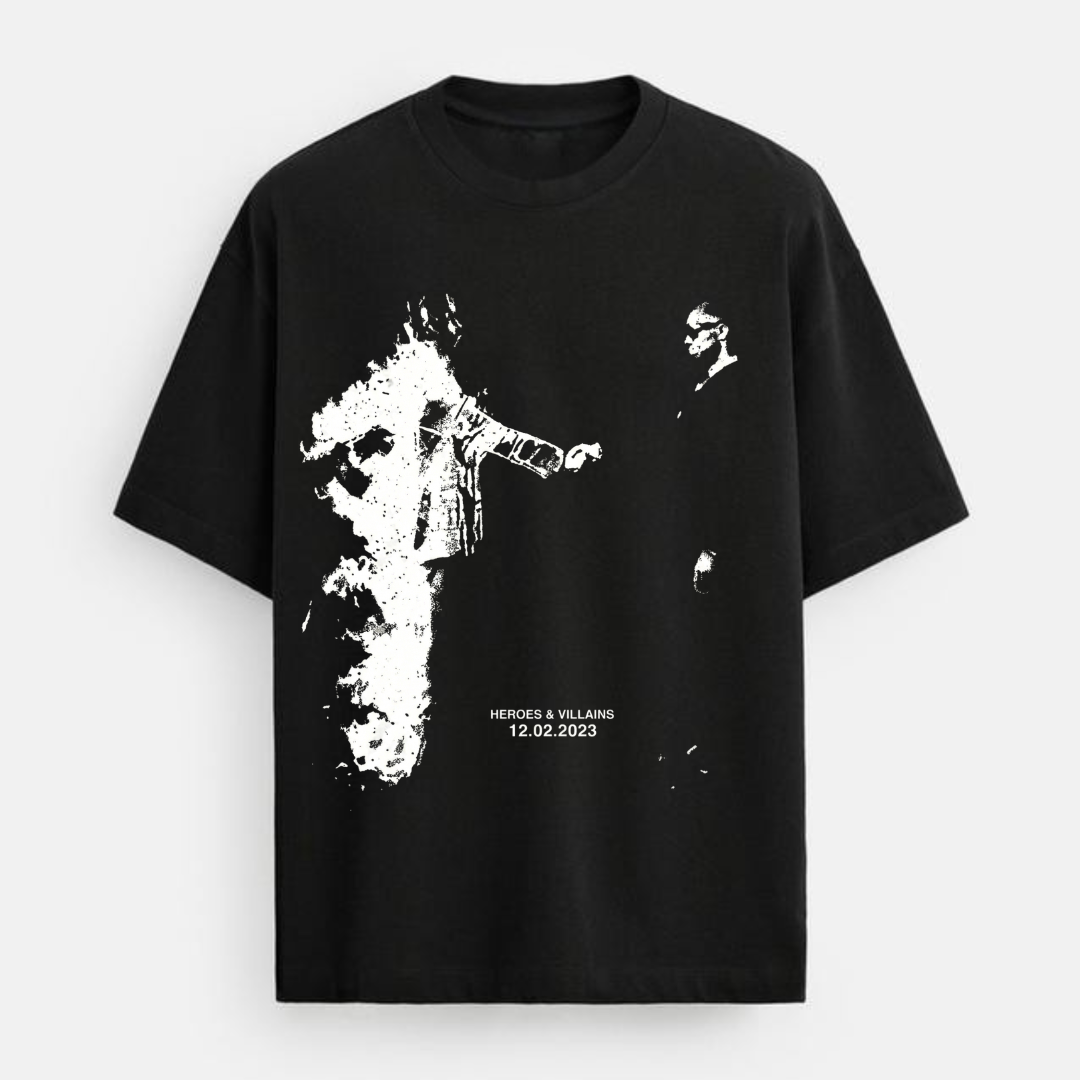 Hero's And Villians Oversized T-shirt