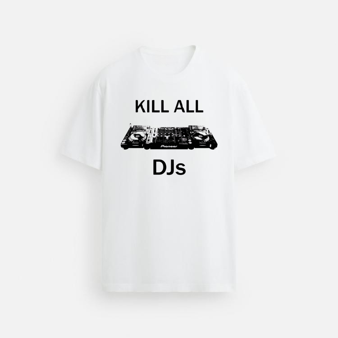 Kill All DJs Oversized T-shirt