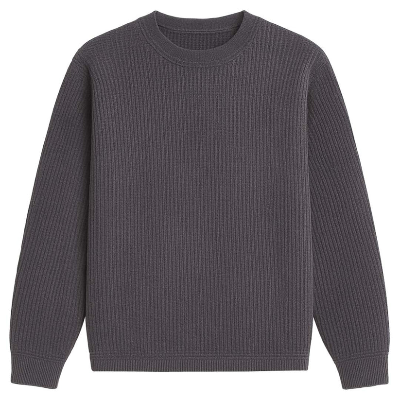 Dark gray Waffle Knit Tees
