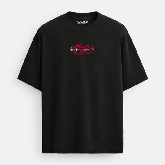 Samurai Dragon Oversized Tshirt