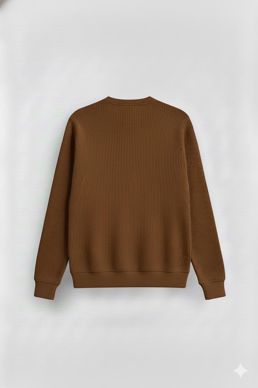 2 Pieces Waffle Knit Henley Pack ( Charcoal + Mocha )