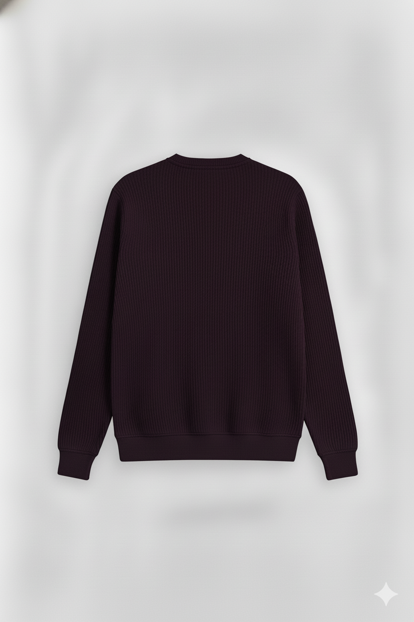 2 Pieces Waffle Knit Henley Pack (   Military Green + Midnight Plum )