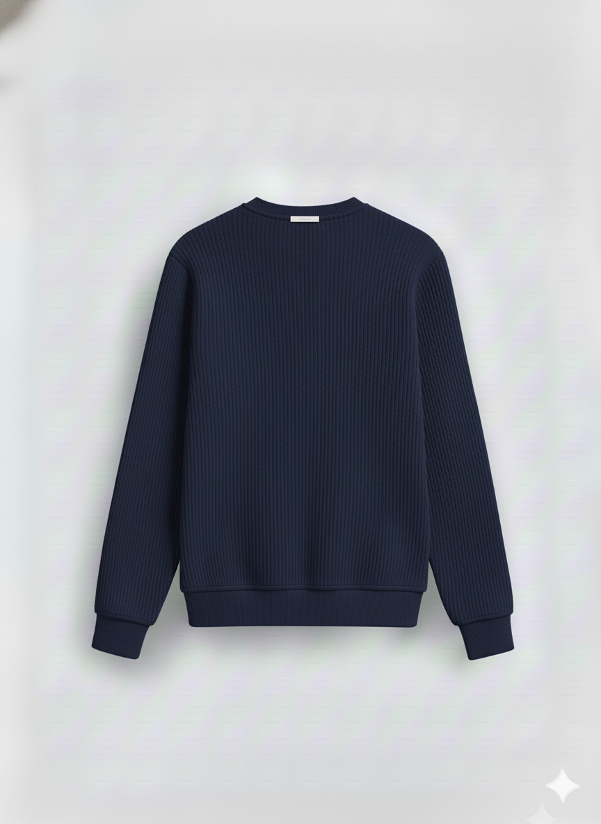 2 Pieces Waffle Knit Henley Pack (Black & Navy)