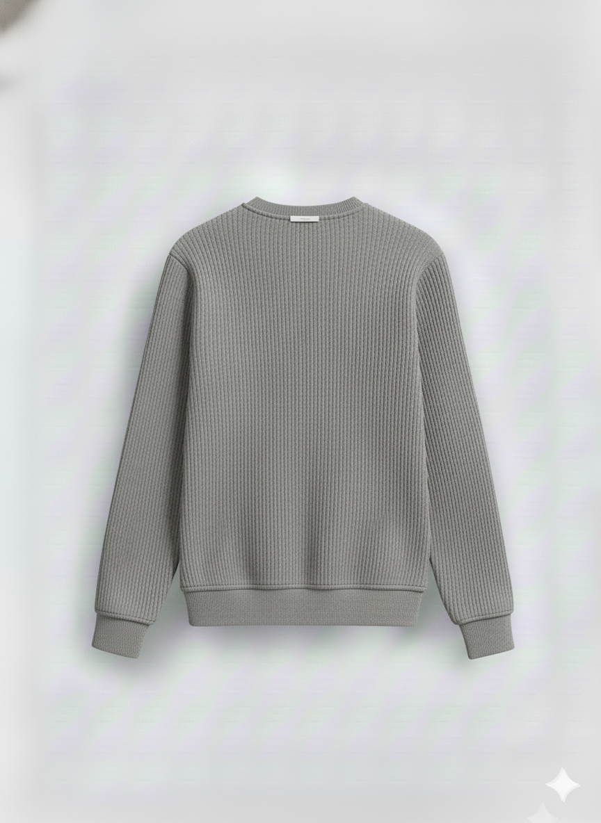 2 Pieces Waffle Knit Henley Pack (White & Gray)