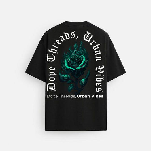 Midnight Bloom Oversized Tshirt