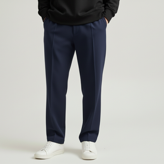 Obsidian Pleated Trousers