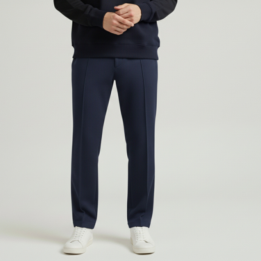 Obsidian Pleated Trousers