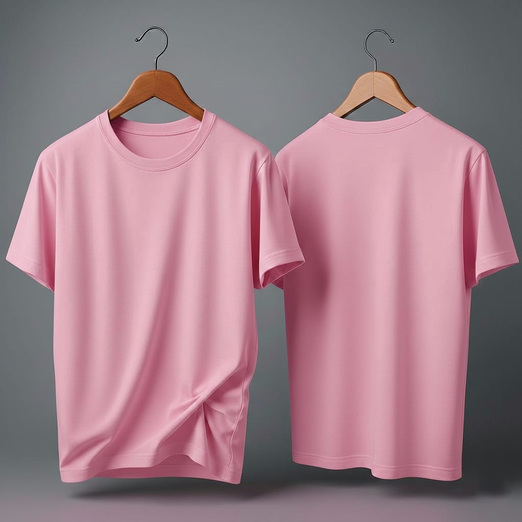 Drop Shoulder Pack of Two (Pink & Yellow)